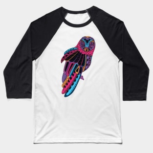 Colourful owl Baseball T-Shirt